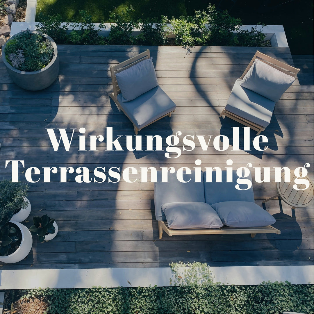 Wirkungsvolle Terrassenreinigung: Tipps und Tricks für strahlende Ergebnisse